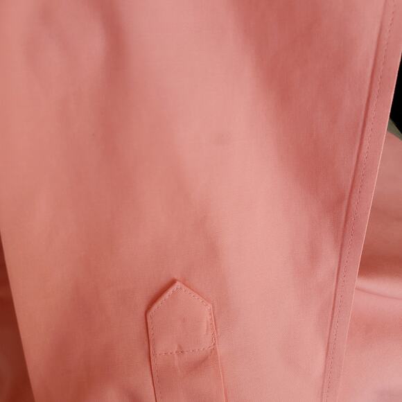 LL Bean Women Wrinkle Resist Salmon Pink Shirt XXS Preppy Career Coastal Crisp - Picture 6 of 7